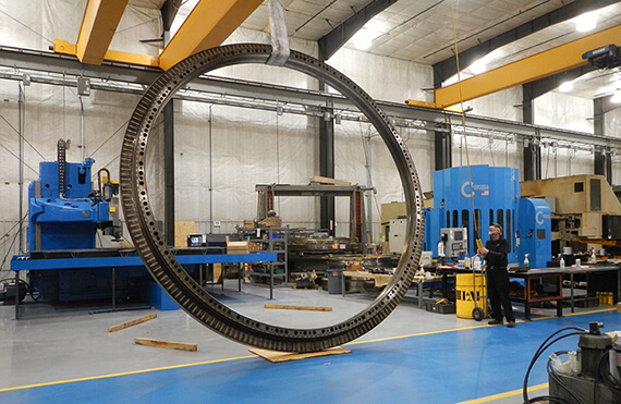 Slewing Ring Bearings to Optimize Power Transmission